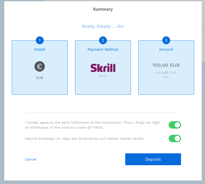 Withdraw to crypto | Skrill