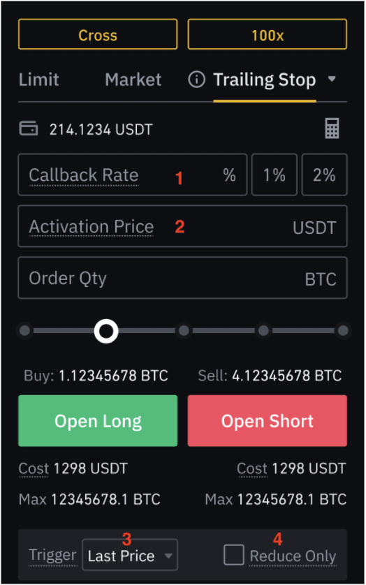 Market Order Trailing Stop - Futures API - Binance Developer Community