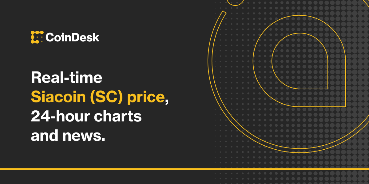 Siacoin Price | SC Price Today, Live Chart, USD converter, Market Capitalization | cointime.fun