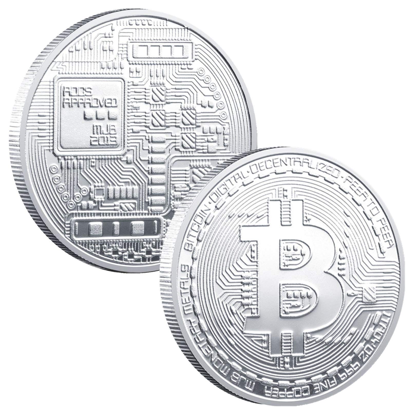 Bitcoin Silver Coin, BTC Bullion Round | Golden Eagle Coins