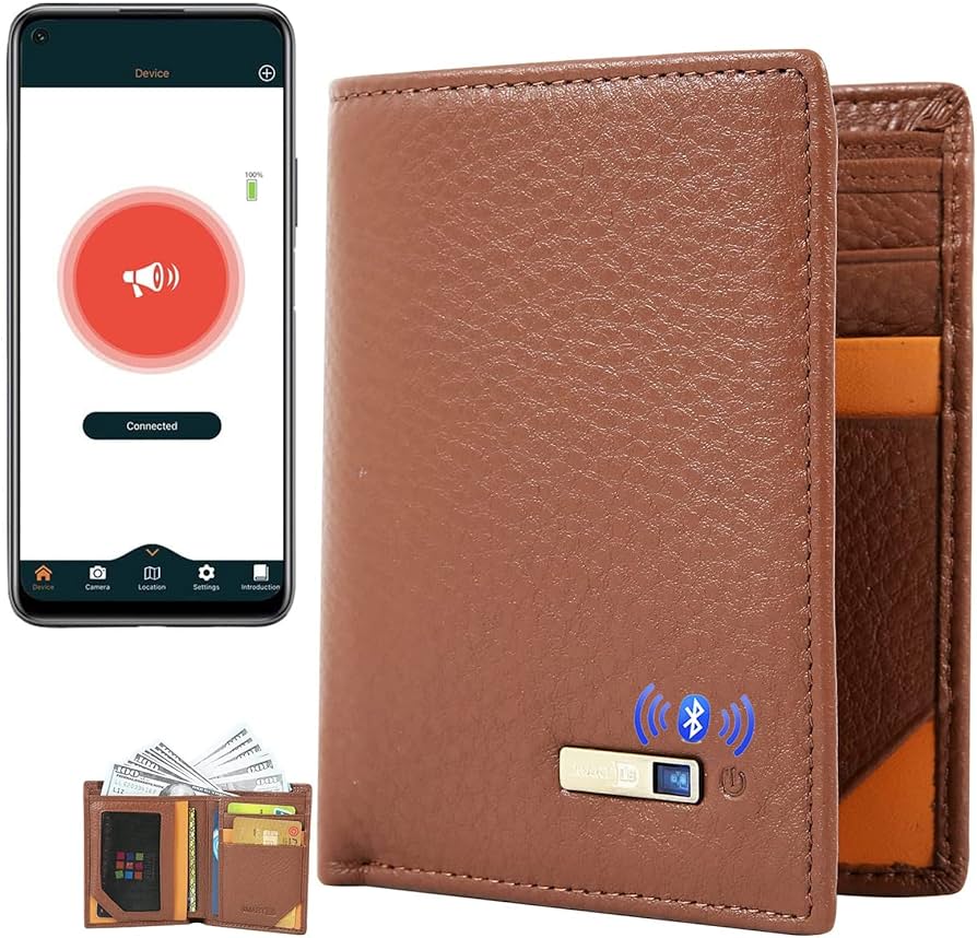 Smart wallet finds itself and charges your phone - Springwise