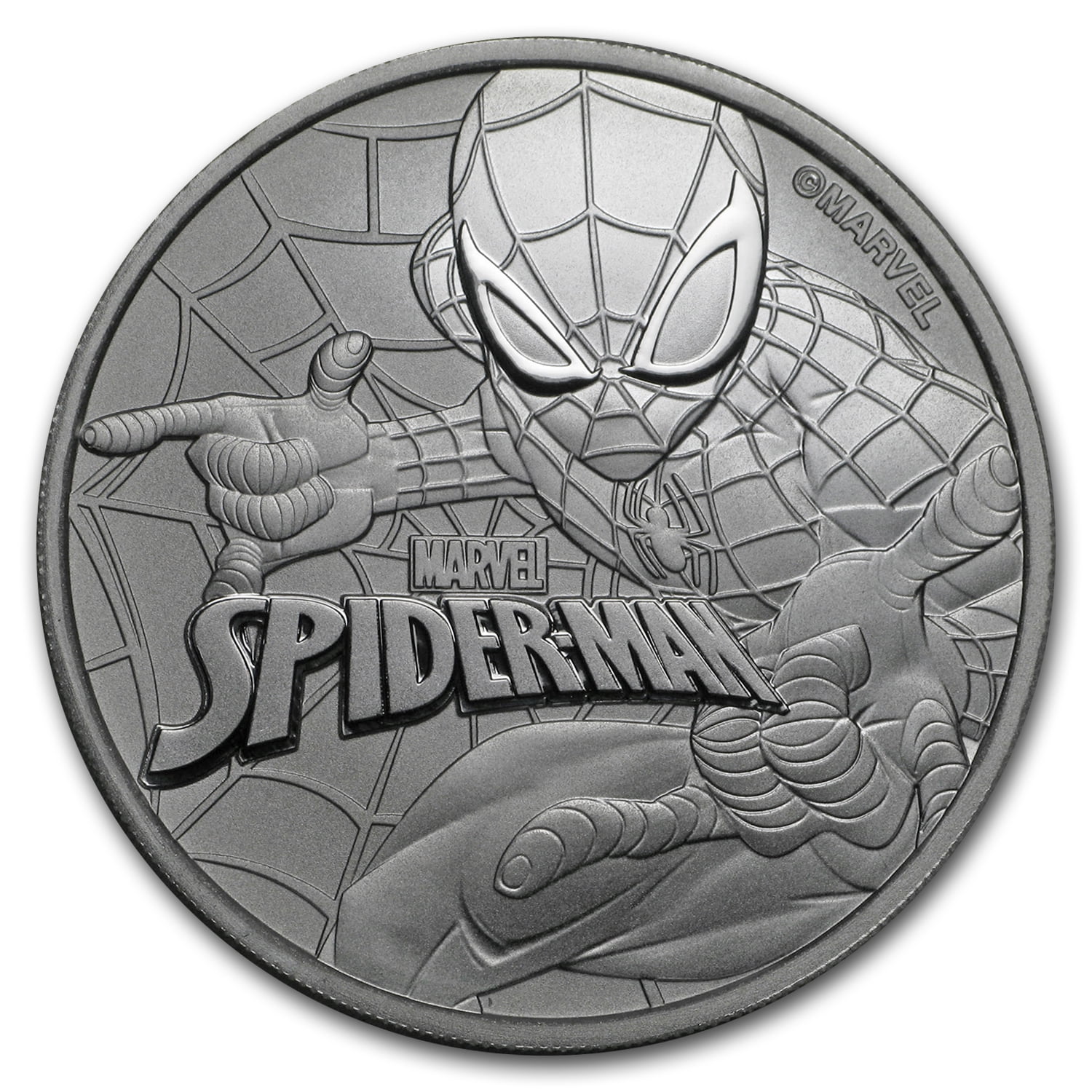 1oz Niue Spider-Man Silver BU Coin