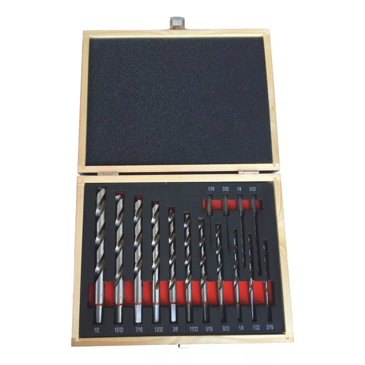 Lumberjack Pc HSS Drill Bit Set for Masonry Metal Wood Flat Pozi Bi