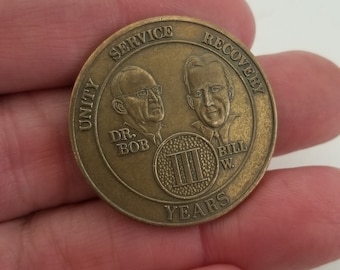 Bill & Bob Nickel AA Yearly Medallion – The Recovery Store