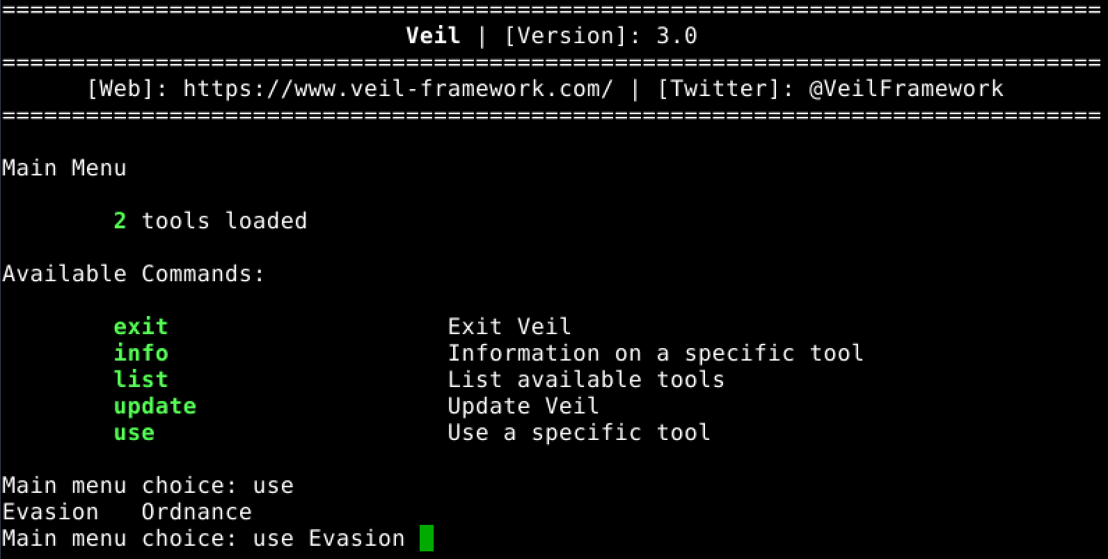 Ethical Hacking | Installing Veil - javatpoint