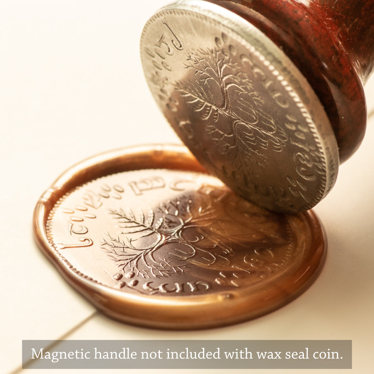 Manuscript Small Wax Sealing Coin - Ring