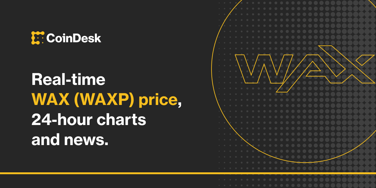 WAX price today, WAXP to USD live price, marketcap and chart | CoinMarketCap