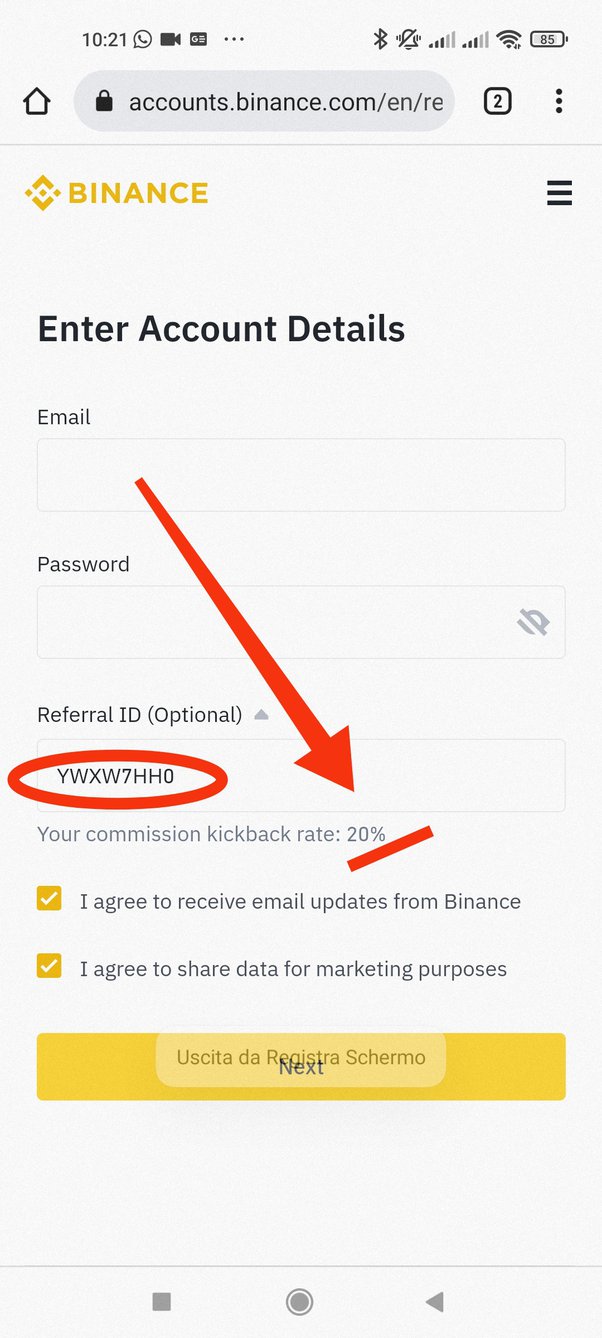 Binance Referral ID - This Code Works in 