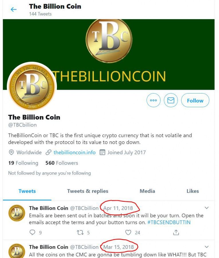 The Billion Coin: Legit or Cryptocurrency Scam? [TBC]