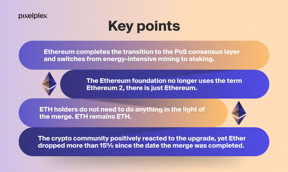 Ethereum switches to proof-of-stake consensus after completing The Merge | TechCrunch