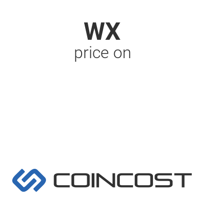 WX Coin Price - WX Live Chart & Trading Tools