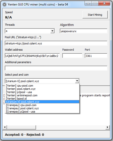 Yenten (YTN) YespowerR16 | Mining Pools